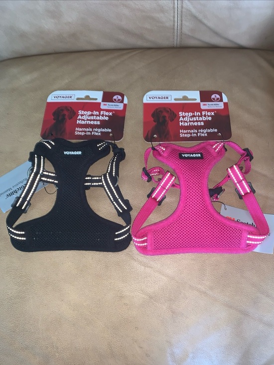 voyager Other - 🪢 Voyager Fully Adjustable Step-in Mesh Dog Harness Fuchsia Pink & Black NWT S